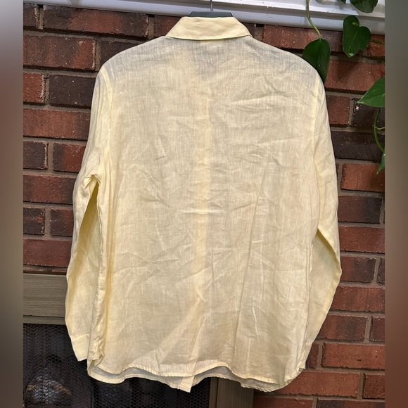 J. Jill Yellow Button Down Shirt - Picture 2 of 7